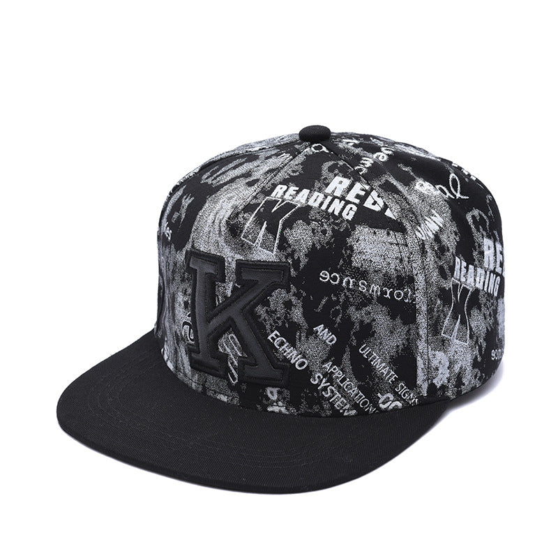 Hip Hop Hat,Flat-Brimmed Hat,Rock Cap
